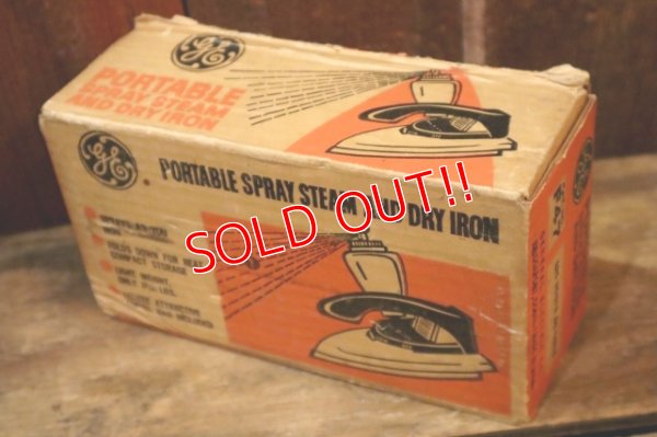 画像11: dp-250320-25 GENERAL ELECTRIC 1960's PORTABLE SPRAY SYSTEM AND DRY IRON