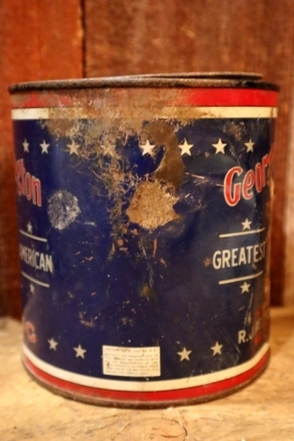 画像4: dp-250531-16 George Washington CUT PLUG TOBACCO 1930's TIN CAN