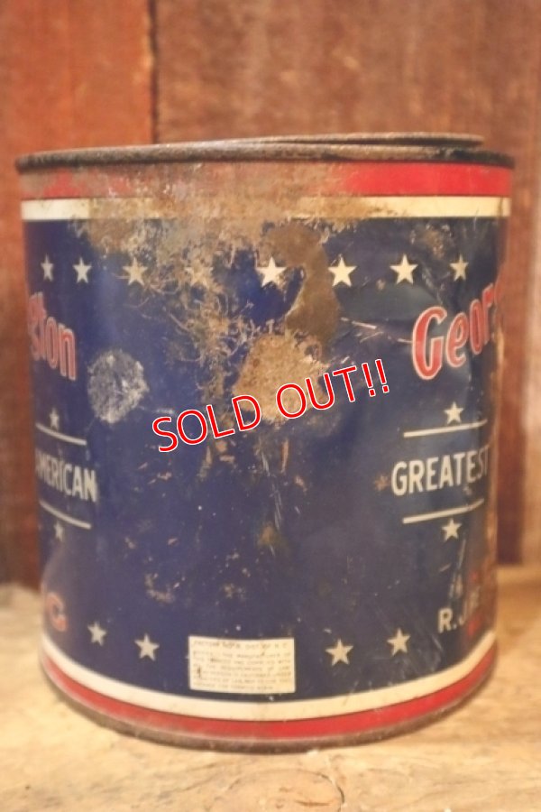 画像4: dp-250531-16 George Washington CUT PLUG TOBACCO 1930's TIN CAN