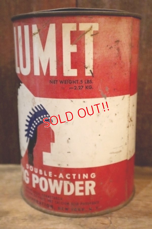 画像2: dp-250531-07 CALUMET 1950's BAKING POWDER 5 LBS. CAN