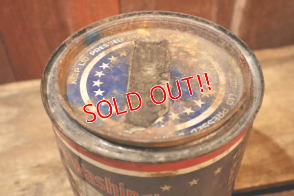 画像6: dp-250531-16 George Washington CUT PLUG TOBACCO 1930's TIN CAN