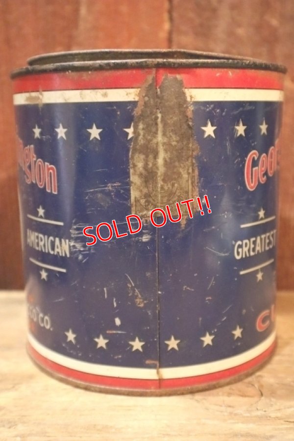 画像5: dp-250531-16 George Washington CUT PLUG TOBACCO 1930's TIN CAN