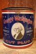 画像1: dp-250531-16 George Washington CUT PLUG TOBACCO 1930's TIN CAN (1)