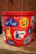 画像1: dp-250319-07 1950's-1960's Amish Pennsylvania Dutch Tin Can (1)