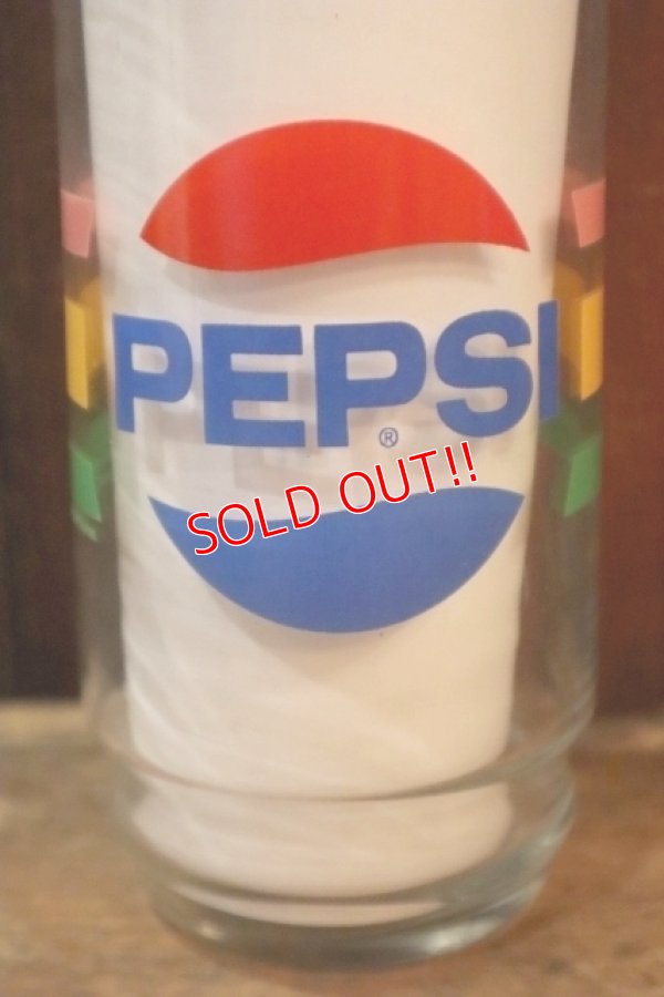 画像2: gs-250205-29 PEPSI 2000's GLASS "70's Stripe"
