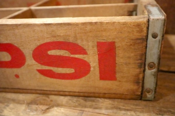 画像3: dp-250531-15 PEPSI / Vintage Wood Box
