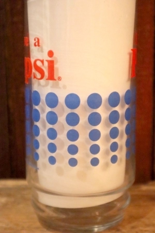 画像3: gs-250205-28 PEPSI 2000's GLASS "Dots"