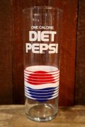 gs-250205-34 DIET PEPSI 1980's GLASS TUMBLER