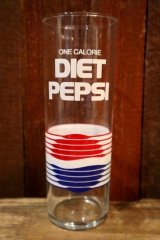 gs-250205-34 DIET PEPSI 1980's GLASS TUMBLER