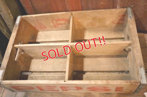 画像6: dp-250531-15 PEPSI / Vintage Wood Box