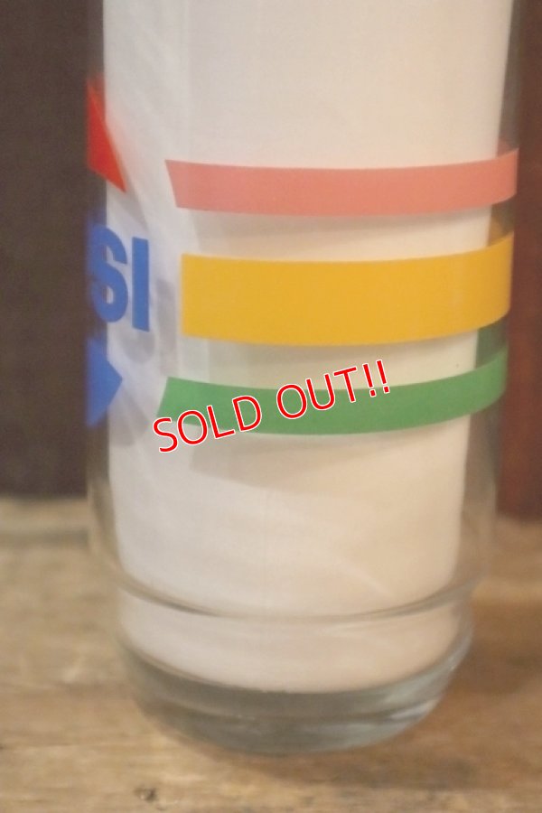 画像5: gs-250205-29 PEPSI 2000's GLASS "70's Stripe"