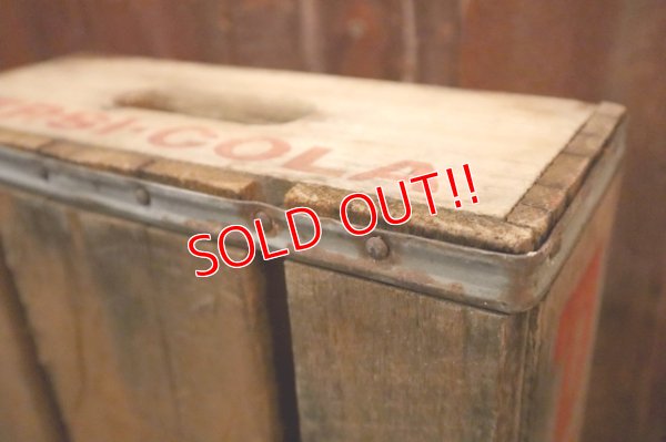 画像12: dp-250531-15 PEPSI / Vintage Wood Box