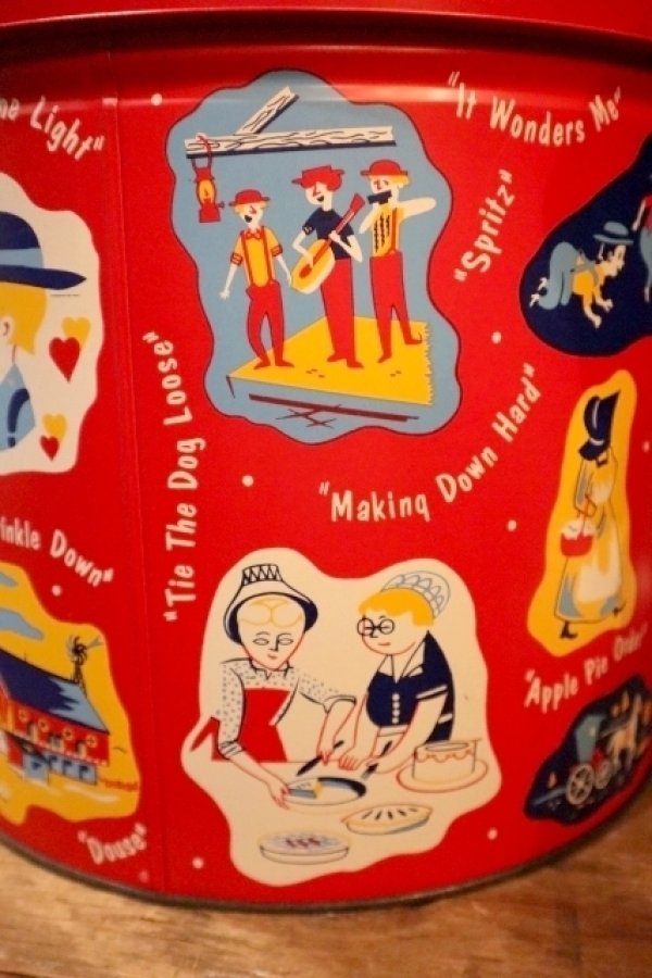 画像4: dp-250319-07 1950's-1960's Amish Pennsylvania Dutch Tin Can