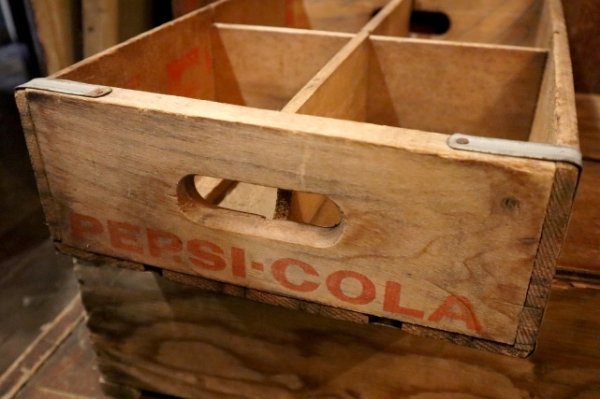 画像9: dp-250531-15 PEPSI / Vintage Wood Box