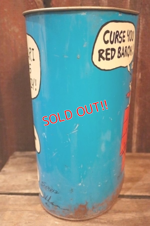 画像9: ct-250205-77 Snoopy (Flying Ace) & Lucy / CHEINCO 1970's Trash Box