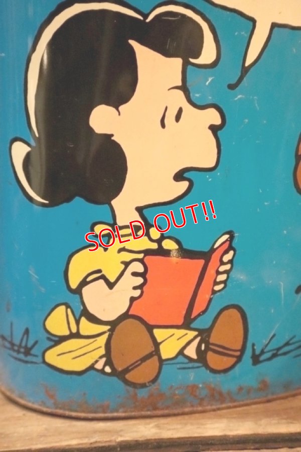画像7: ct-250205-77 Snoopy (Flying Ace) & Lucy / CHEINCO 1970's Trash Box