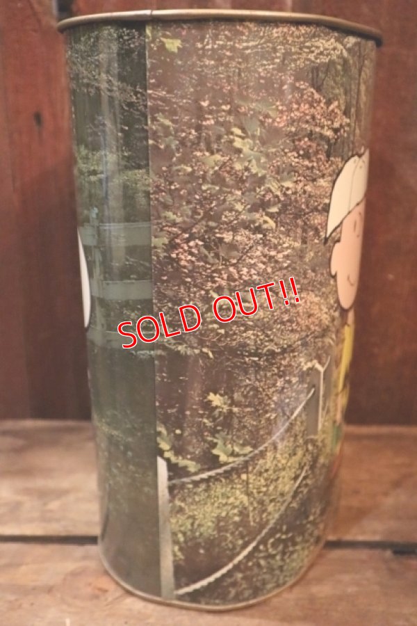 画像6: ct-250205-77 Snoopy & Charlie Brown / CHEINCO 1960's-1970's Trash Box