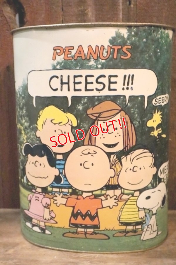 画像1: ct-250205-77 PEANUTS / CHEINCO 1960's-1970's Trash Can