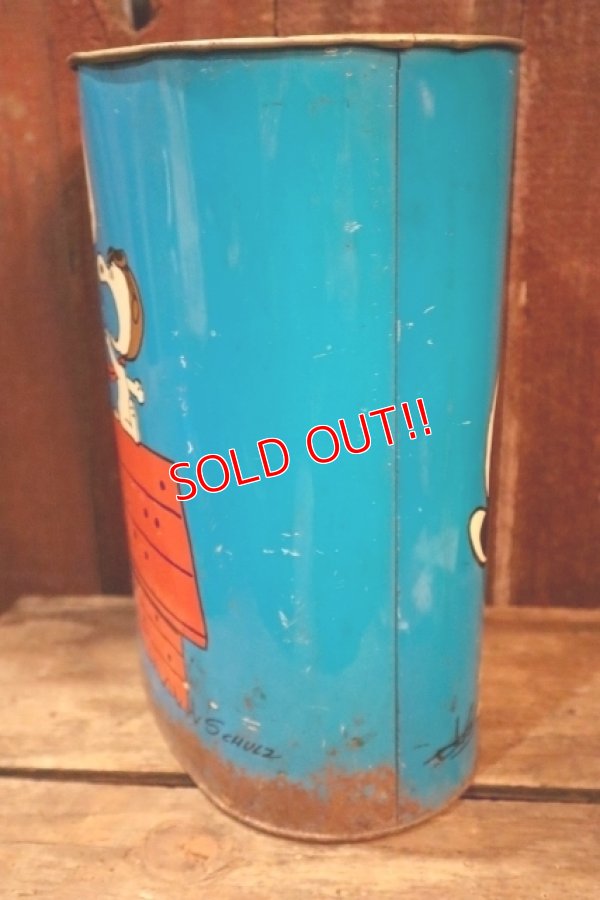 画像10: ct-250205-77 Snoopy (Flying Ace) & Lucy / CHEINCO 1970's Trash Box