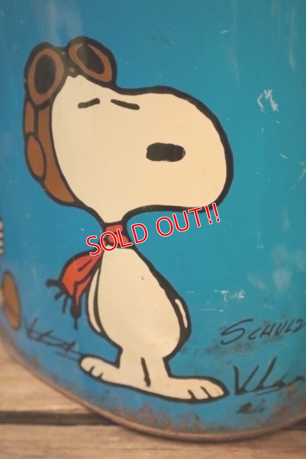 画像6: ct-250205-77 Snoopy (Flying Ace) & Lucy / CHEINCO 1970's Trash Box