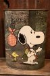 画像1: ct-250205-77 Snoopy & Charlie Brown / CHEINCO 1960's-1970's Trash Box (1)