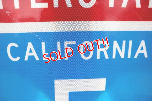 画像3: dp-250531-13 Road Sign "INTERSTATE CALIFORNIA 5"