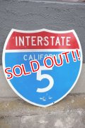 dp-250531-13 Road Sign "INTERSTATE CALIFORNIA 5"