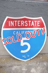 dp-250531-13 Road Sign "INTERSTATE CALIFORNIA 5"