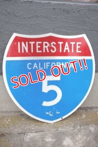 dp-250531-13 Road Sign "INTERSTATE CALIFORNIA 5"