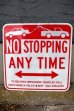 画像1: dp-250531-10 Road Sign "NO STOPPING ANY TIME" (1)