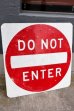 画像1: dp-230901-109 Road Sign ""DO NOT ENTER"" (1)