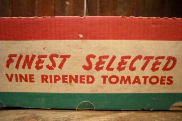 画像2: dp-250319-14 FINEST SELECTED VINE RIPEND TOMATOES / Vintage Cardboard Box
