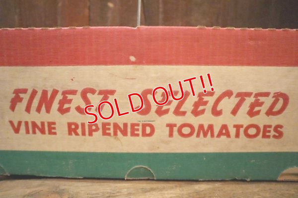 画像2: dp-250319-14 FINEST SELECTED VINE RIPEND TOMATOES / Vintage Cardboard Box