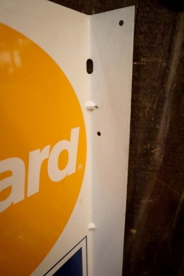 画像13: dp-250205-36 VISA Master Card 1990's W-sided Metal Sign 