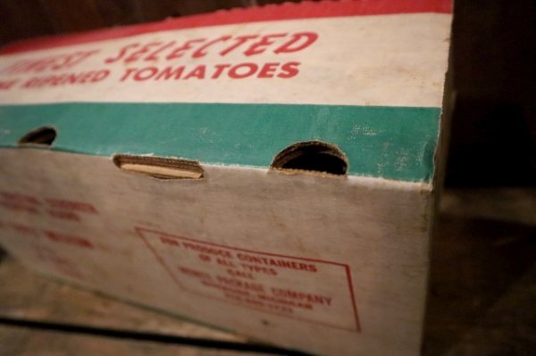画像15: dp-250319-14 FINEST SELECTED VINE RIPEND TOMATOES / Vintage Cardboard Box