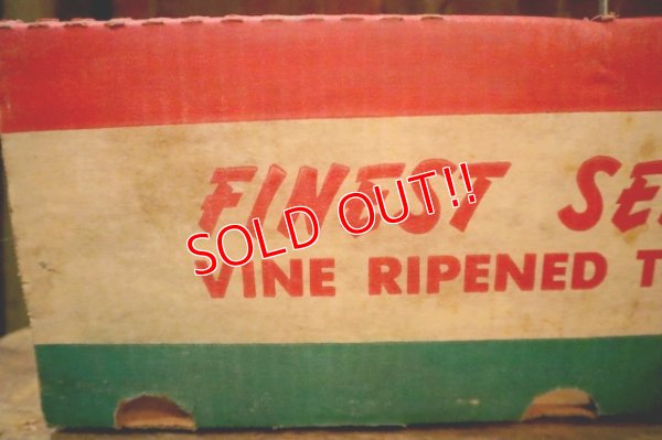 画像4: dp-250319-14 FINEST SELECTED VINE RIPEND TOMATOES / Vintage Cardboard Box
