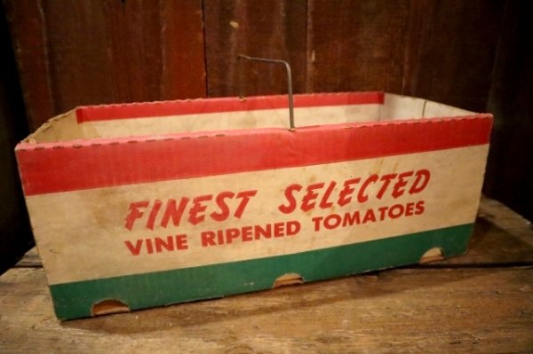 画像3: dp-250319-14 FINEST SELECTED VINE RIPEND TOMATOES / Vintage Cardboard Box