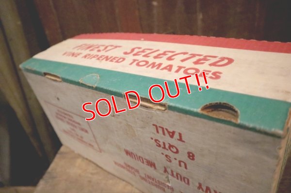 画像16: dp-250319-14 FINEST SELECTED VINE RIPEND TOMATOES / Vintage Cardboard Box