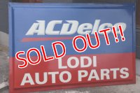 dp-230601-64 【店頭ピックのみ・発送不可】AC Delco AUTO PARTS Sign