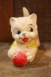 画像2: ct-250205-30 UNKNOWN 1960's〜 KITTEN RUBBER DOLL (2)
