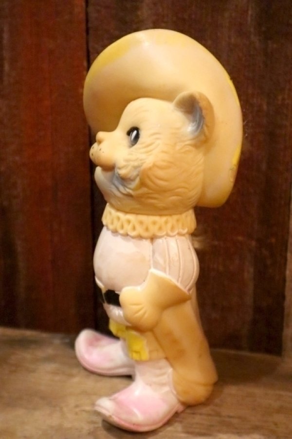 画像4: ct-250205-30 UNKNOWN 1960's〜 "Puss in Boots" RUBBER DOLL