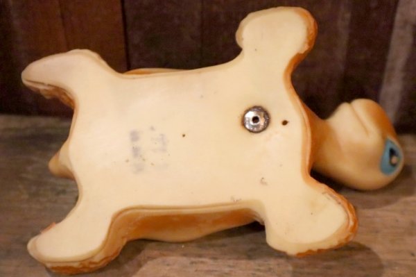 画像6: ct-250205-30 UNKNOWN 1950's TURTLE SQUAKY DOLL