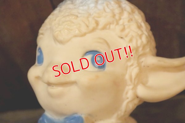 画像2: ct-250205-30 UNKNOWN 1960's〜 LAMB SQUAKY DOLL