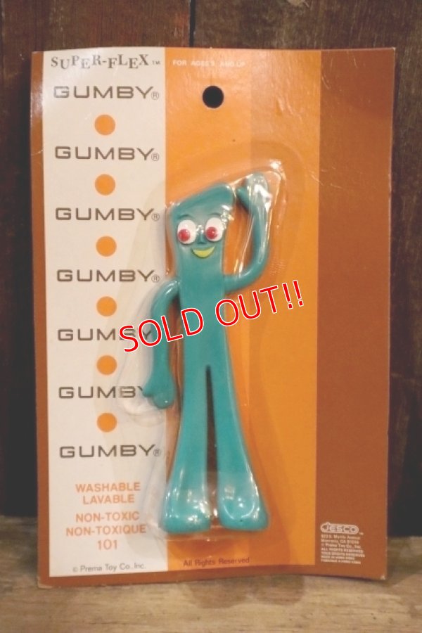 画像1: ct-250615-03 Gumby / Prema Toy Inc. JESCO  1980's Bendable Figure