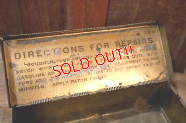 画像8: dp-250531-02 GOODRICH TIRES 1920's-1930's REPAIR OUTFIT TIN CASE