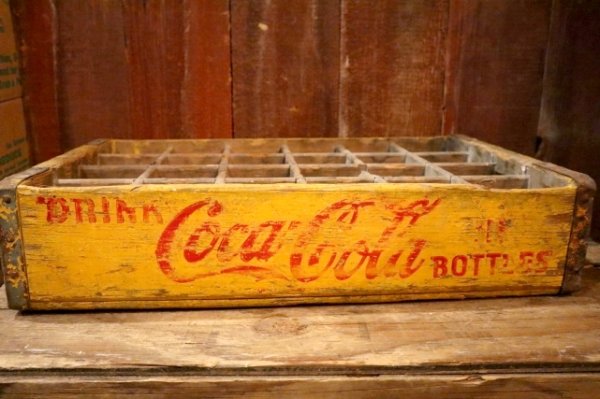画像4: ck-001 Coca-Cola 1950's WOOD BOX