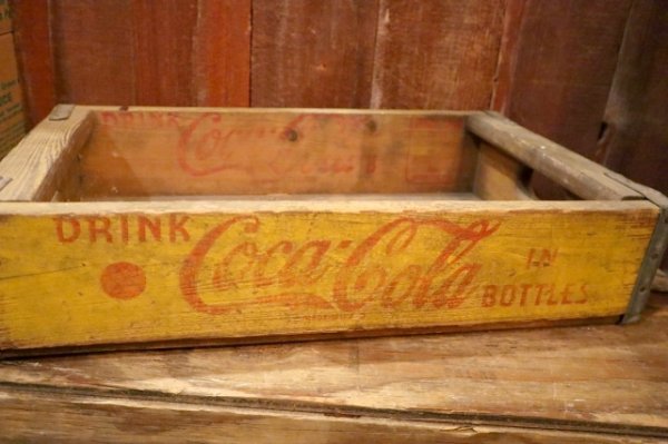 画像4: ck-002 Coca-Cola 1950's WOOD BOX