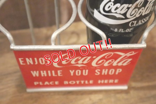 画像8: ck--003 Coca-Cola 1950's Shopping Cart Bottle Holder