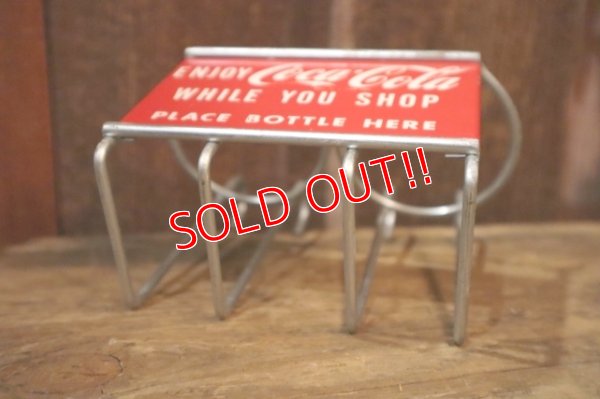 画像6: ck--003 Coca-Cola 1950's Shopping Cart Bottle Holder