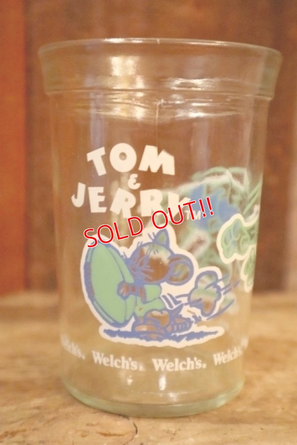 画像1: gt-250618-06 TOM & JERRY / 1991 Welch's Glass "FOOTBALL"